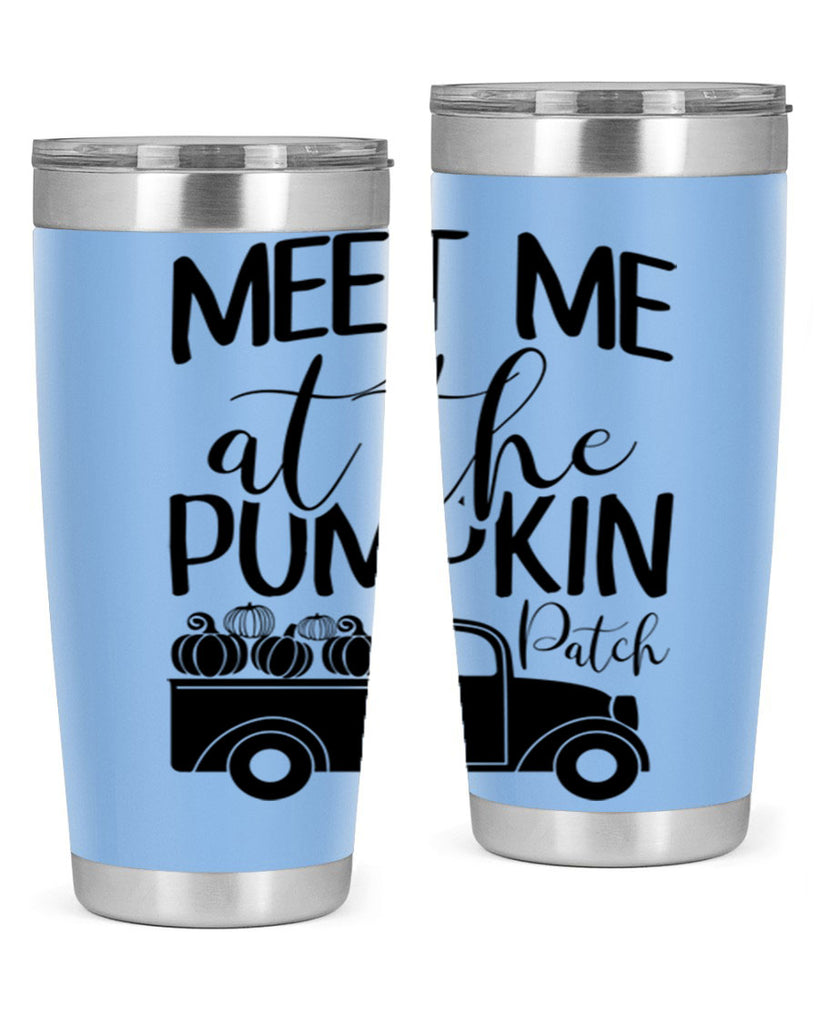 meet me at the pumpkin patch 424#- fall- Tumbler