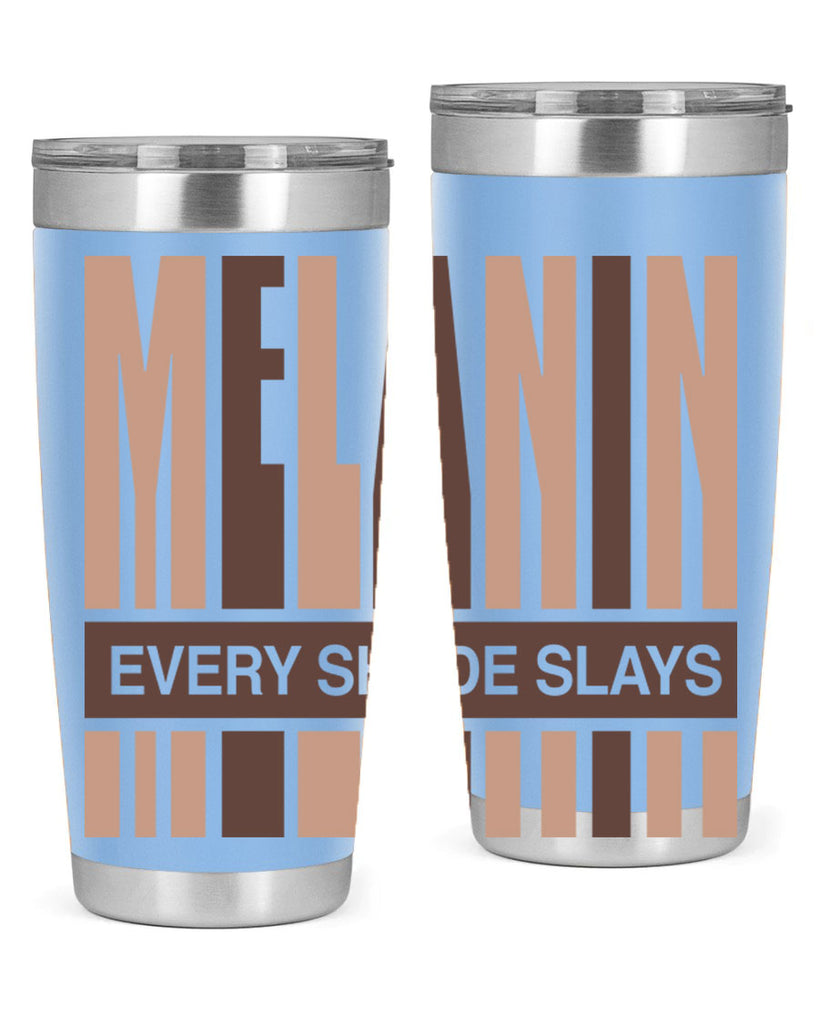 melanin every shade slays 90#- black words phrases- Cotton Tank