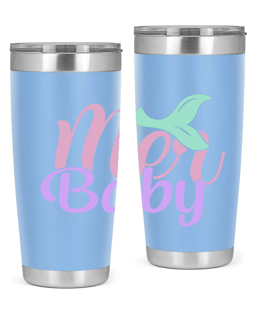 mer baby 3#- mermaid- Tumbler