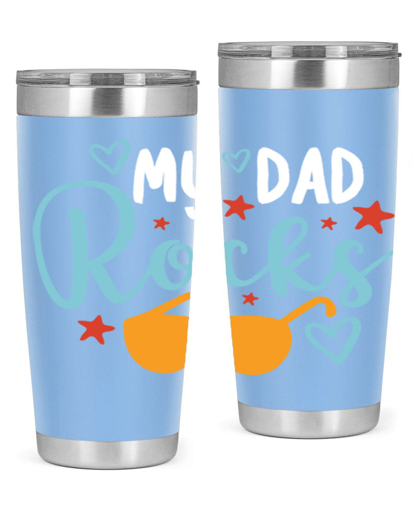 my dad rocks 83#- fathers day- Tumbler