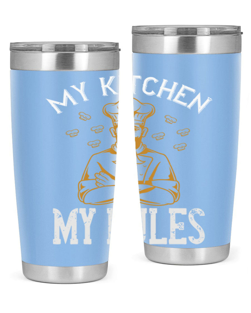 my kitchen my rules 15#- cooking- Tumbler