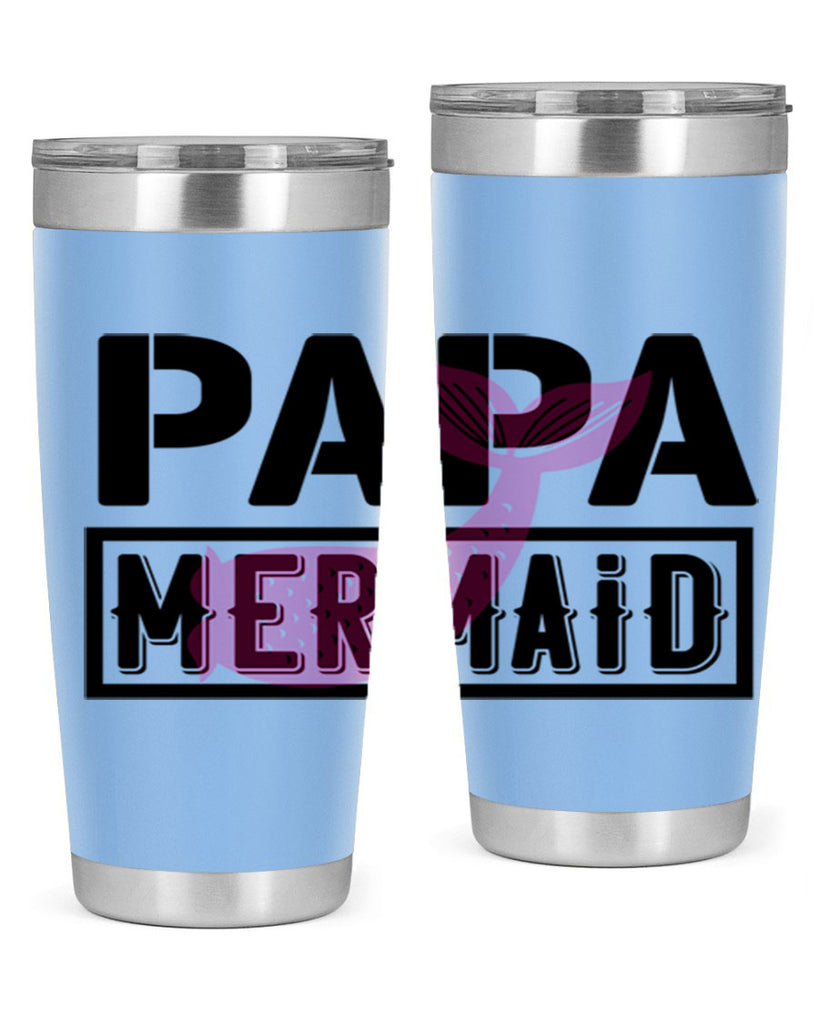 papa mermaid 533#- mermaid- Tumbler