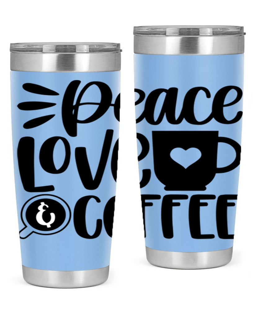 peace love coffee 49#- coffee- Tumbler