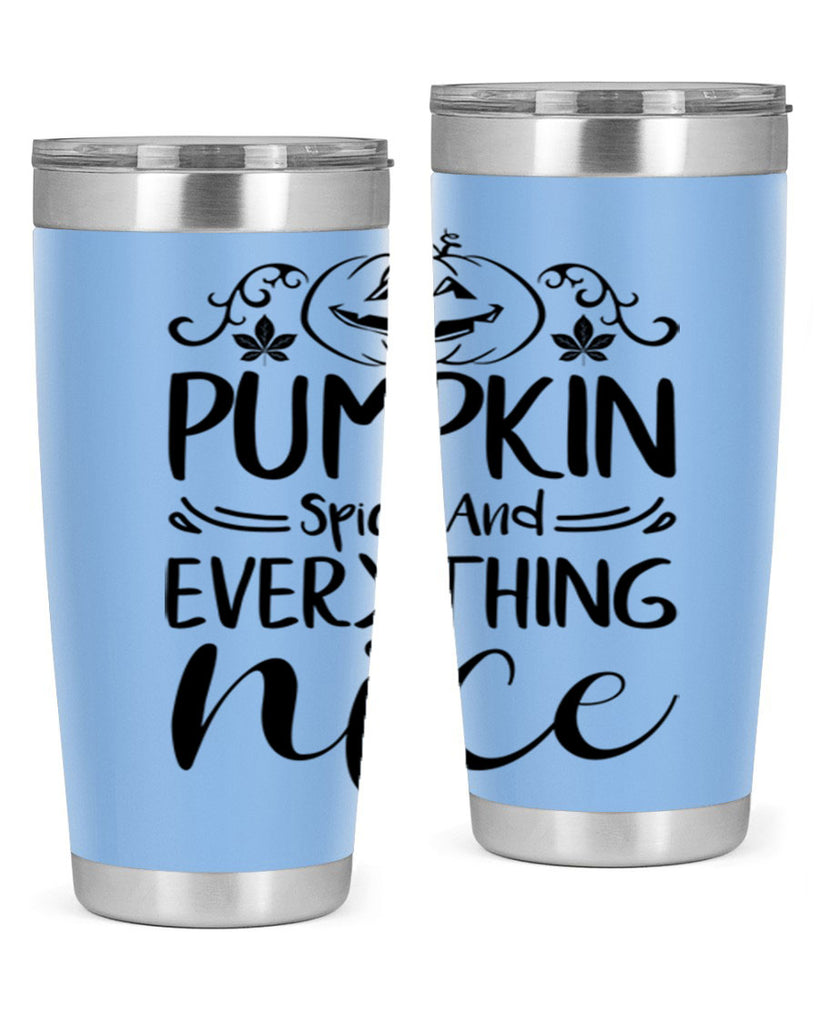 pumpkin spice and everything nice 542#- fall- Tumbler
