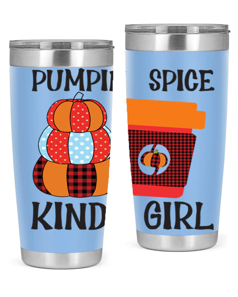 pumpkin spice kinda girl 551#- fall- Tumbler
