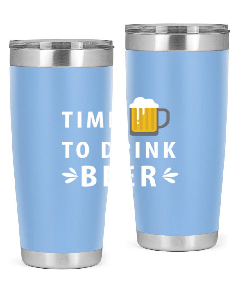 time to drink 7#- beer- Tumbler