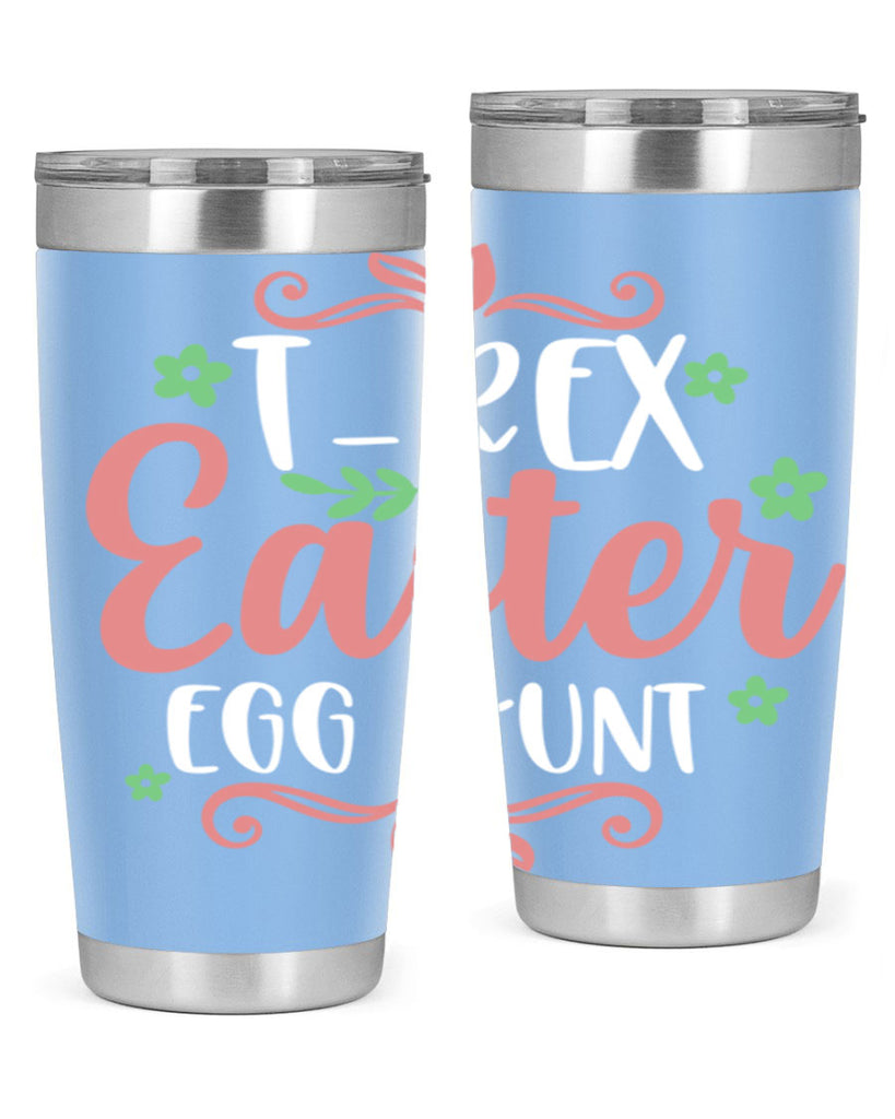 trex easter egg hunt 6#- easter- Tumbler