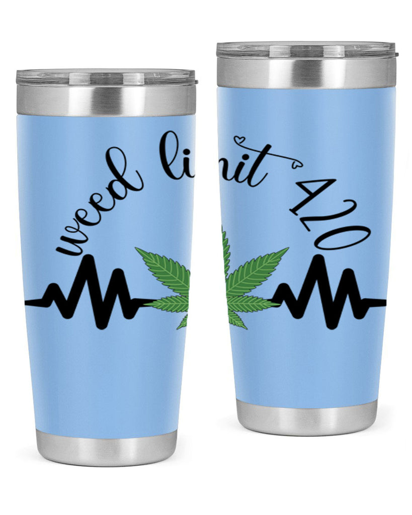 weed limit 420 cannabis heartbeat 292#- marijuana- Tumbler