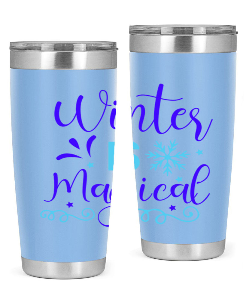 winter is magical 510#- winter- Tumbler