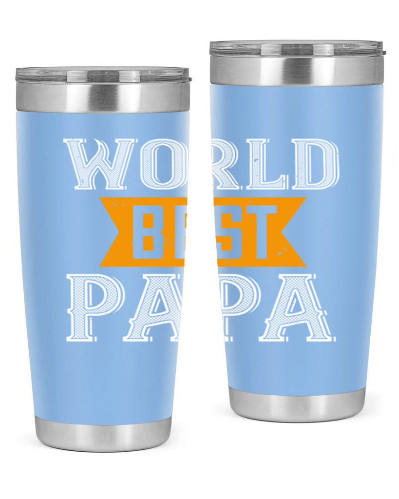 world best papa 1#- grandpa - papa- Tumbler