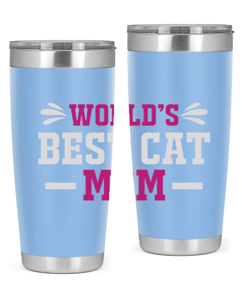 world’s best cat mom 17#- mom- Tumbler