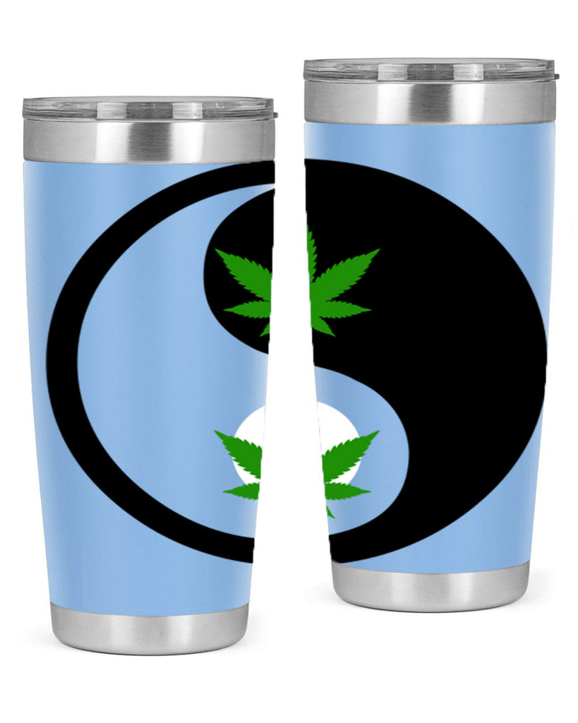 yin and yang weed 311#- marijuana- Tumbler