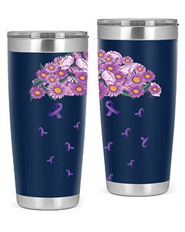 AlzheimerS Awareness Purple Umbrella 18#- alzheimers- Tumbler