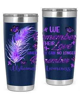 AlzheimerS Awareness Remember Love 19#- alzheimers- Tumbler