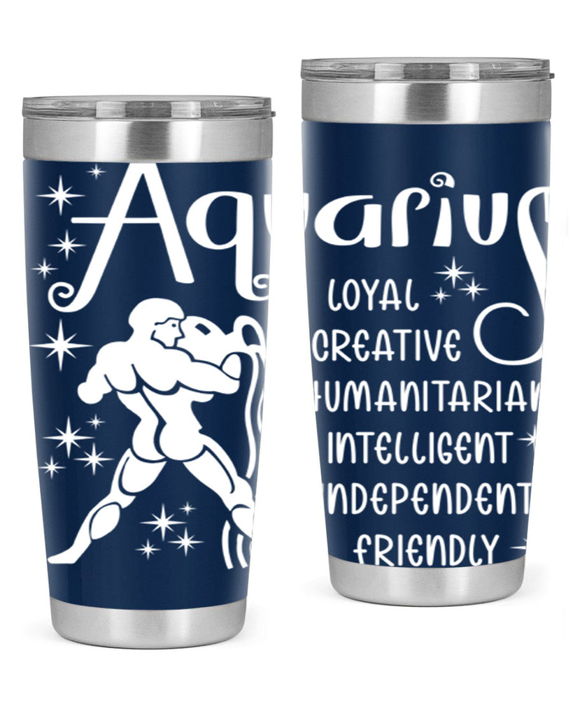 Aquarius 68#- zodiac- Tumbler