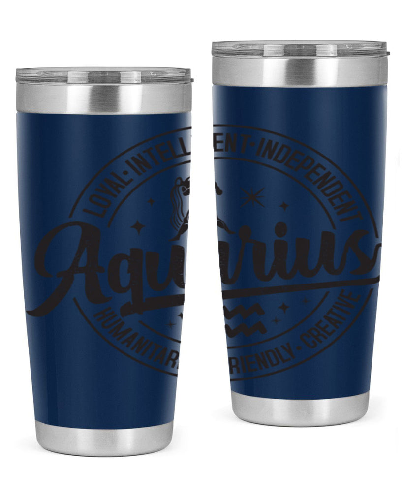 Aquarius 71#- zodiac- Tumbler