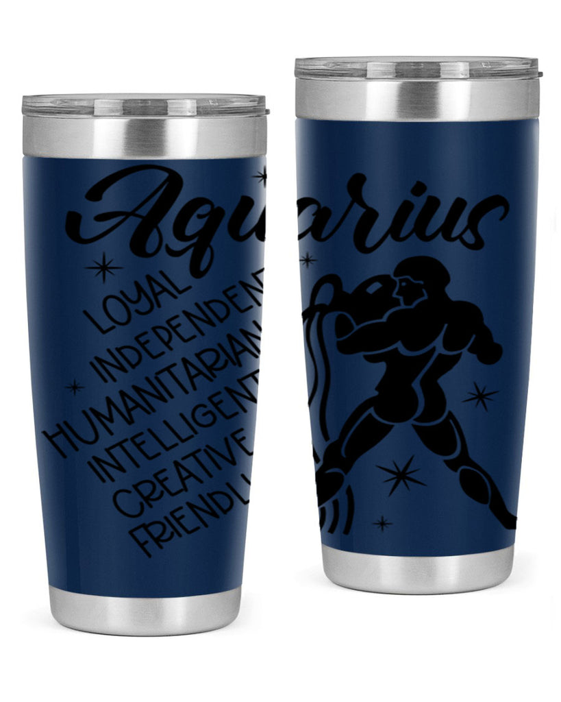 Aquarius 72#- zodiac- Tumbler