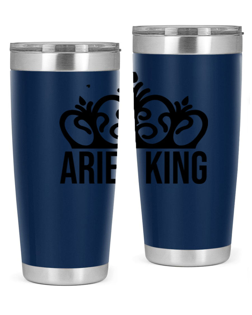 Aries king 107#- zodiac- Tumbler