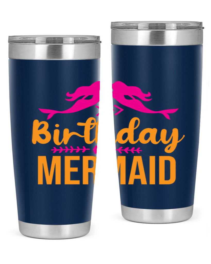 Birthday Mermaid 69#- mermaid- Tumbler