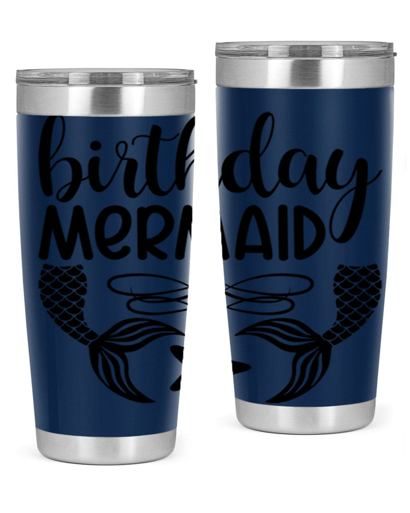 Birthday mermaid 76#- mermaid- Tumbler