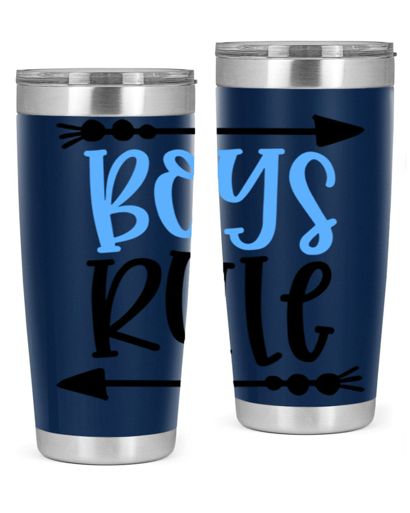 Boys Rule Style 108#- baby- tumbler