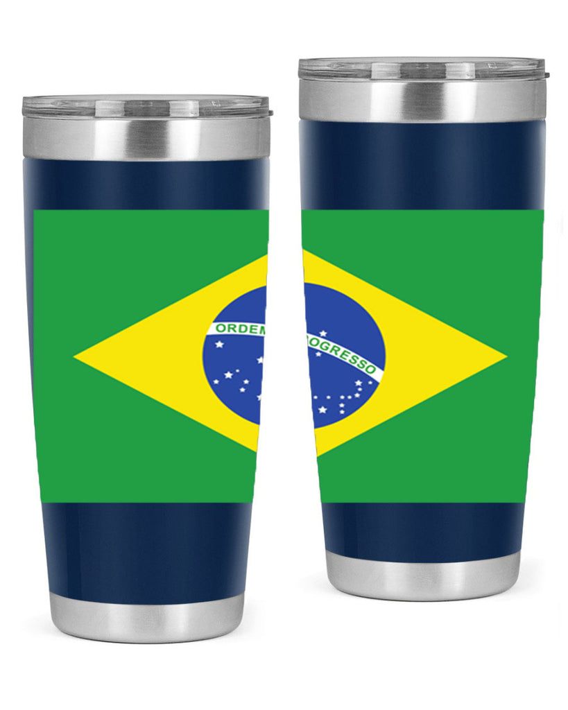 Brazil 174#- world flags- Tumbler