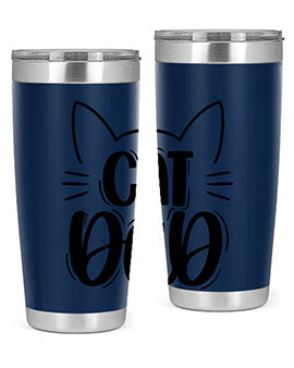 Cat Dad Style 81#- cat- Tumbler