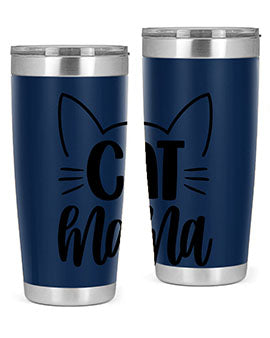 Cat Mama Style 84#- cat- Tumbler