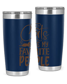 Cats Are My Favorite People Style 7#- cat- Tumbler