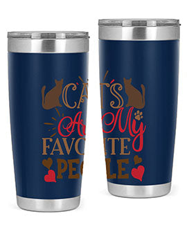 Cats Are My Favorite People Style 8#- cat- Tumbler