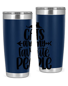 Cats Are My Favorite People Style 90#- cat- Tumbler
