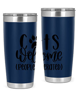 Cats Welcome Style 91#- cat- Tumbler