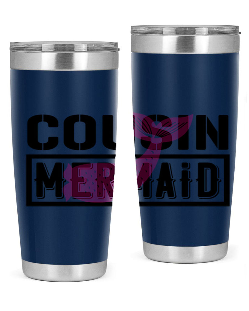 Cousin mermaid 87#- mermaid- Tumbler