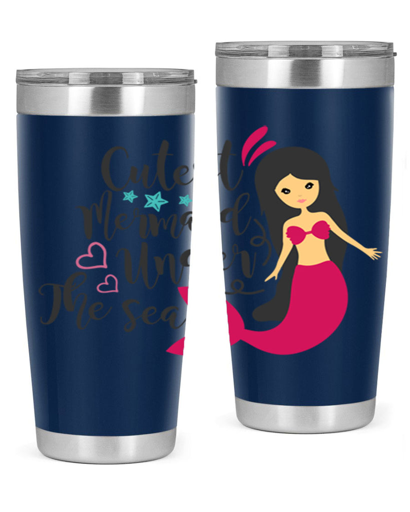 Cutest Mermaid under the sea 95#- mermaid- Tumbler