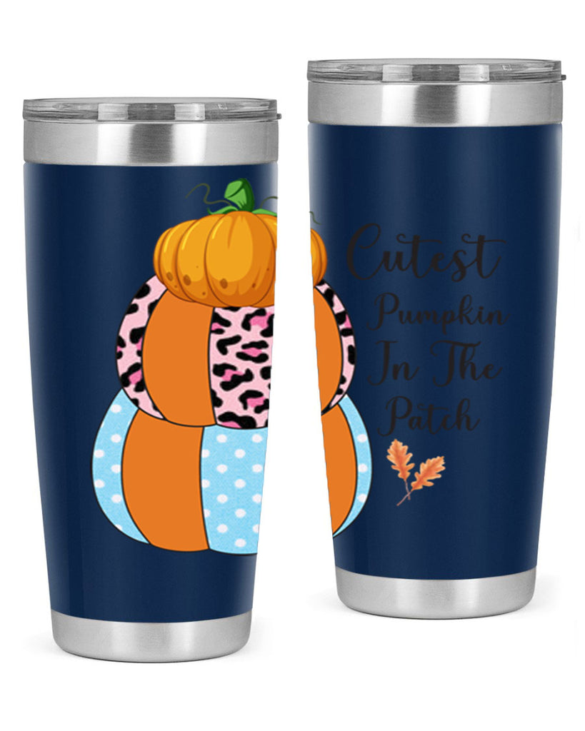 Cutest Pumpkin in the Patch 64#- fall- Tumbler