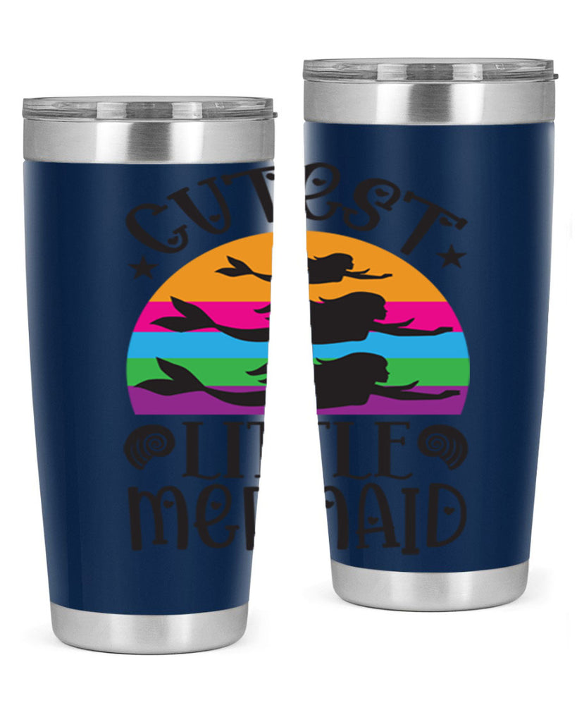 Cutest little mermaid 96#- mermaid- Tumbler