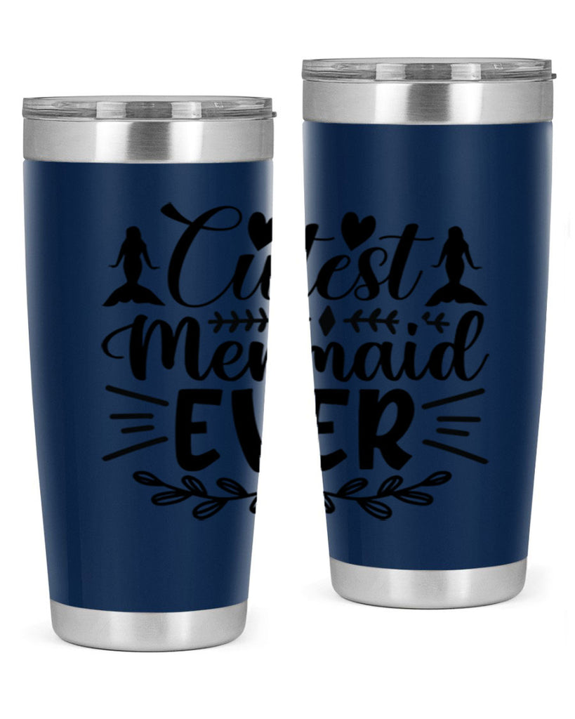 Cutest mermaid ever 100#- mermaid- Tumbler