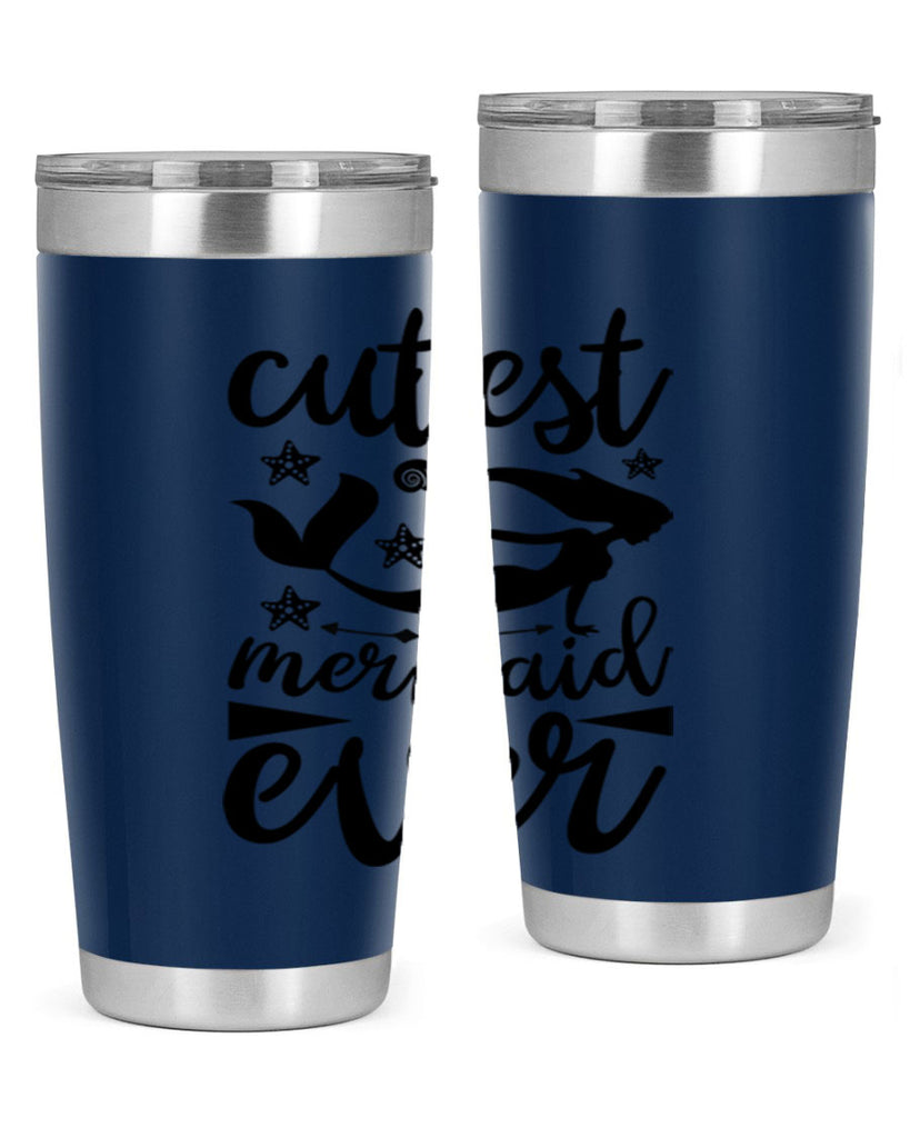 Cutest mermaid ever design 103#- mermaid- Tumbler