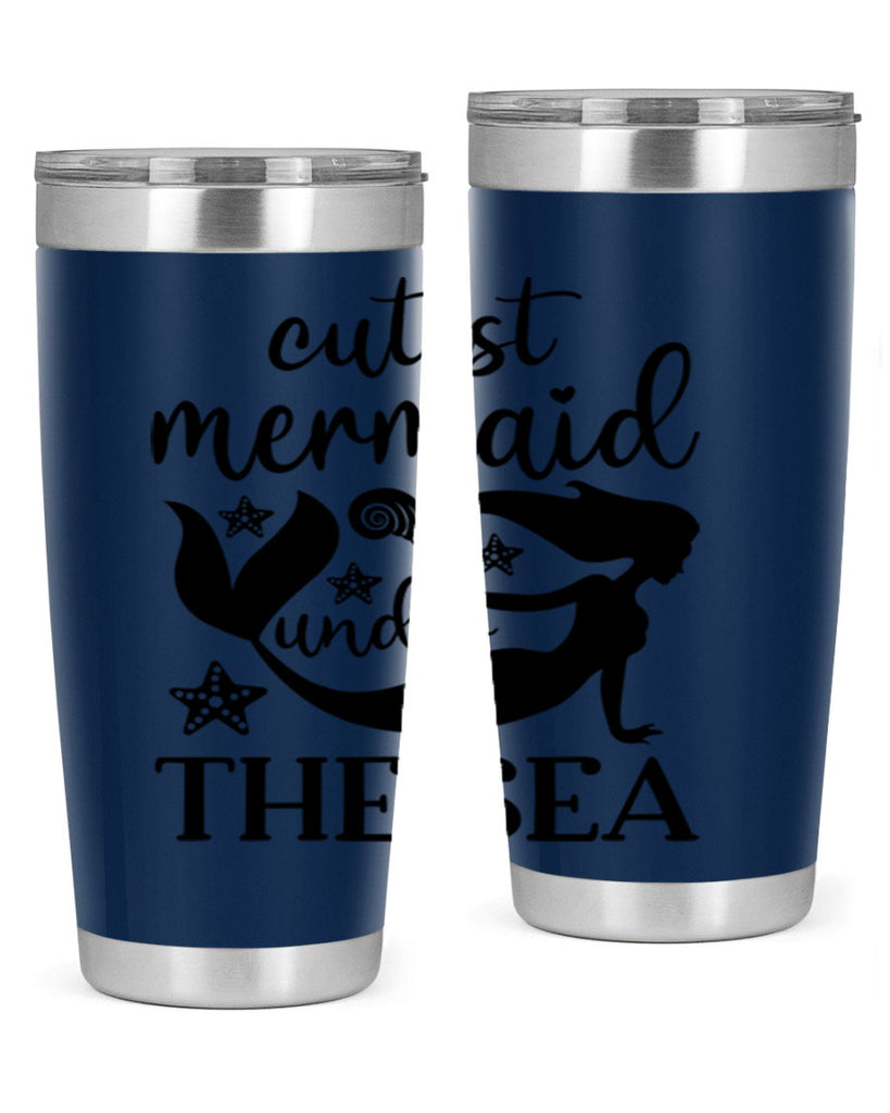 Cutest mermaid under the sea 110#- mermaid- Tumbler