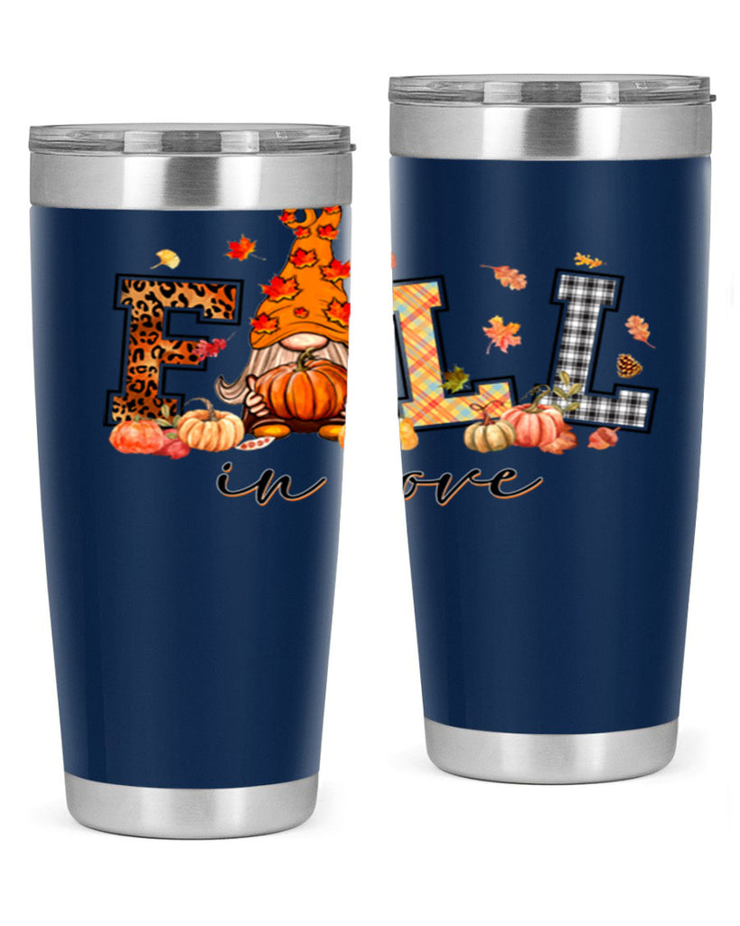 FALLinloveFallGnome 151#- fall- Tumbler