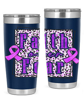 Faih Over Fear AlzheimerS Awareness 138#- alzheimers- Tumbler