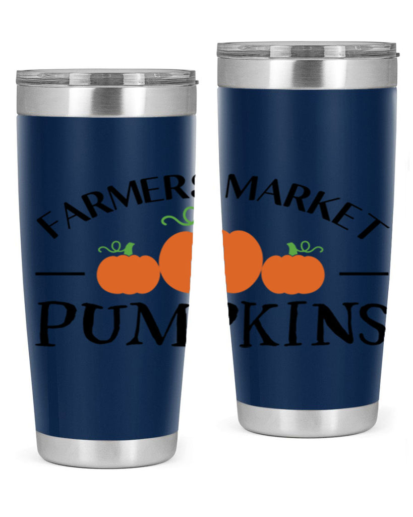 Farmers Market Pumpkins 178#- fall- Tumbler
