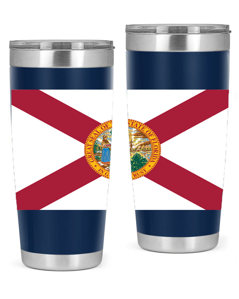 Florida 43#- Us Flags- Tumbler