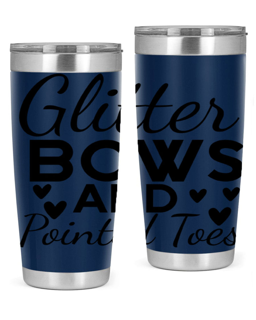 Glitter Bows and Pointed Toes 43#- ballet- Tumbler