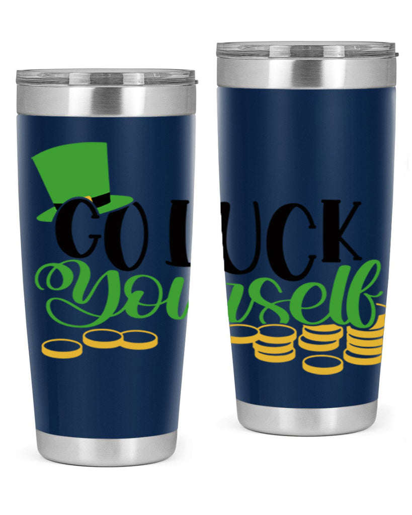 Go Lucky Yourself Style 98#- St Patricks Day- Tumbler