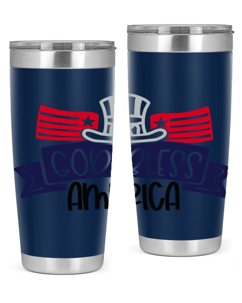 God Bless America Style 151#- Fourt Of July- Tumbler