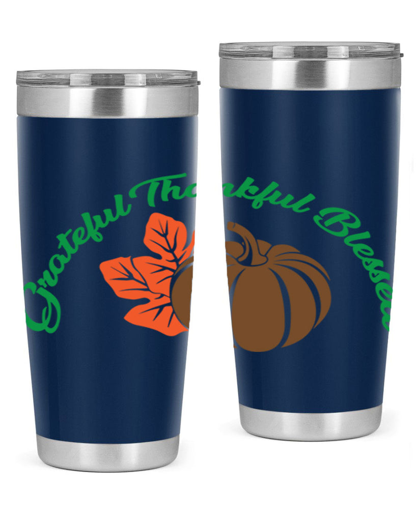 Grateful Thankful Blessed 214#- fall- Tumbler