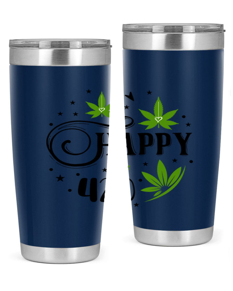 Happy 420 101#- marijuana- Tumbler