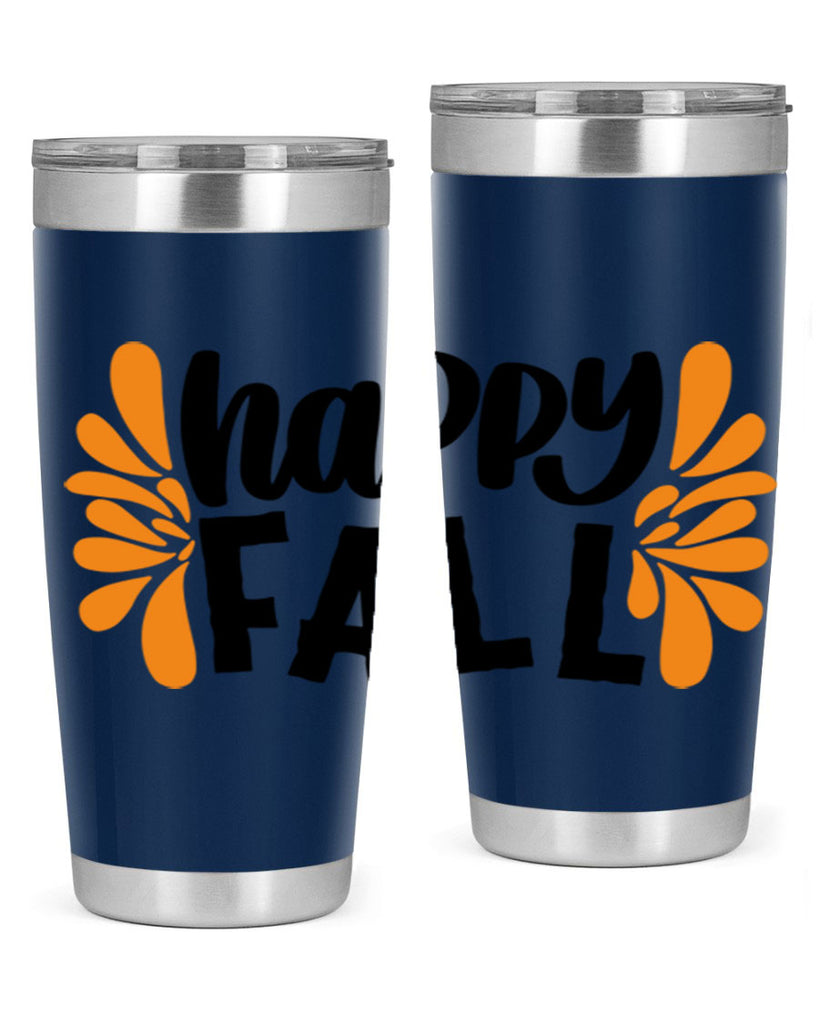 Happy Fall 491#- fall- Tumbler