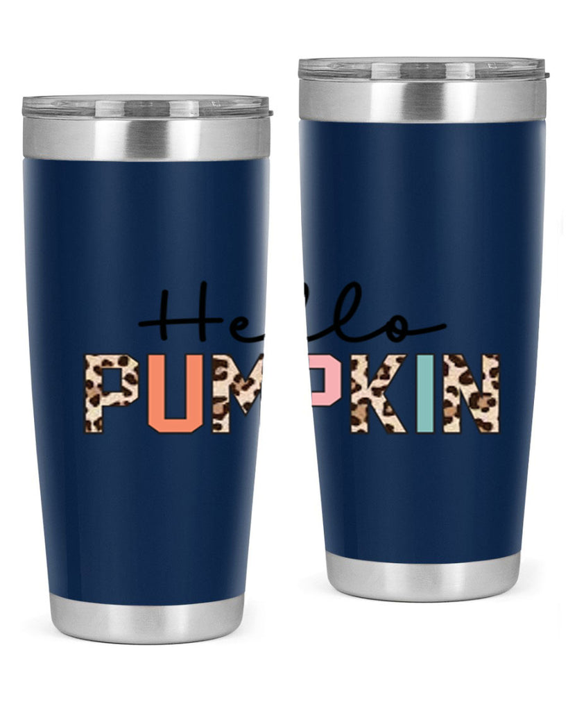 Hello pumpkin 289#- fall- Tumbler